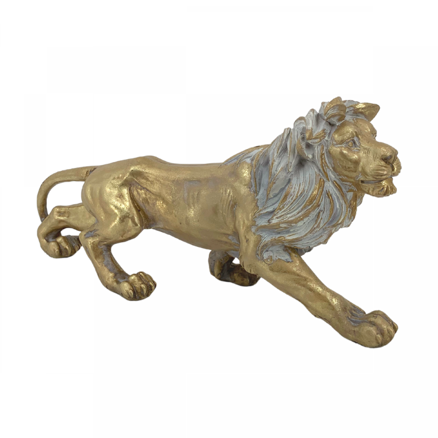 Figura decorativa león, 39cm