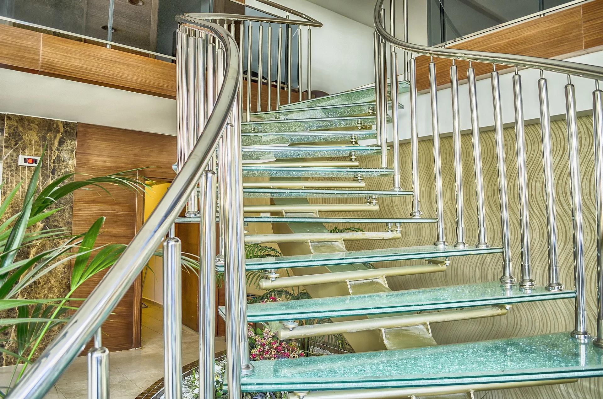 Glass Staircase Residential