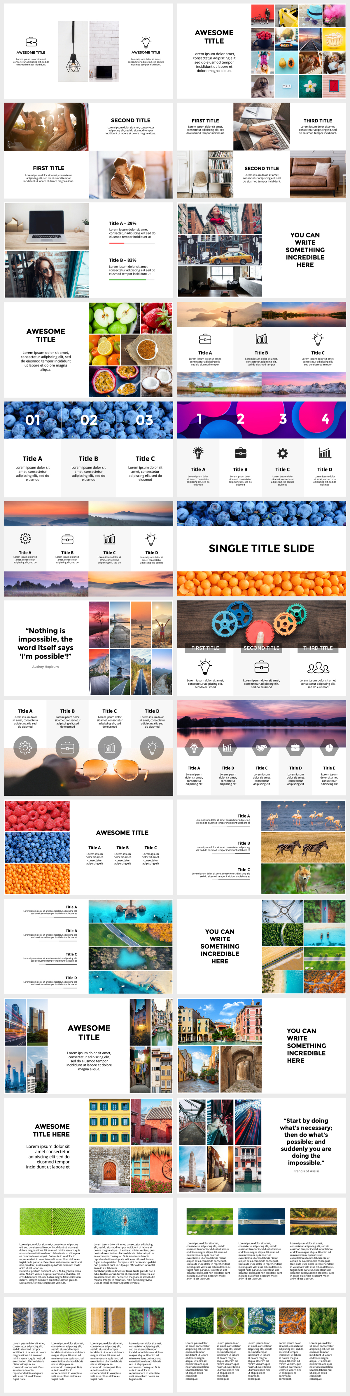 Huge Infographics Bundle! Lifetime Updates! PowerPoint, Photoshop, Illustrator. - 128
