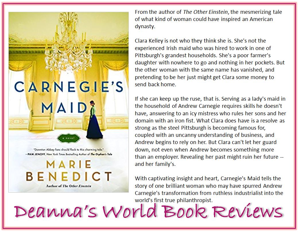 Carnegie's Maid by Marie Benedict blurb