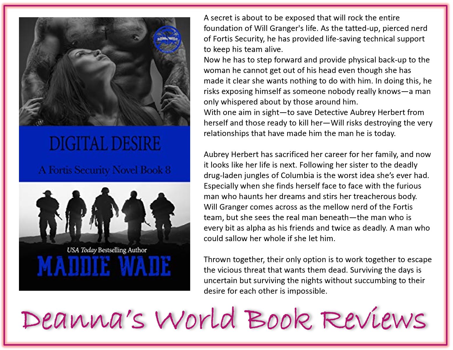 Digital Desire by Maddie Wade blurb