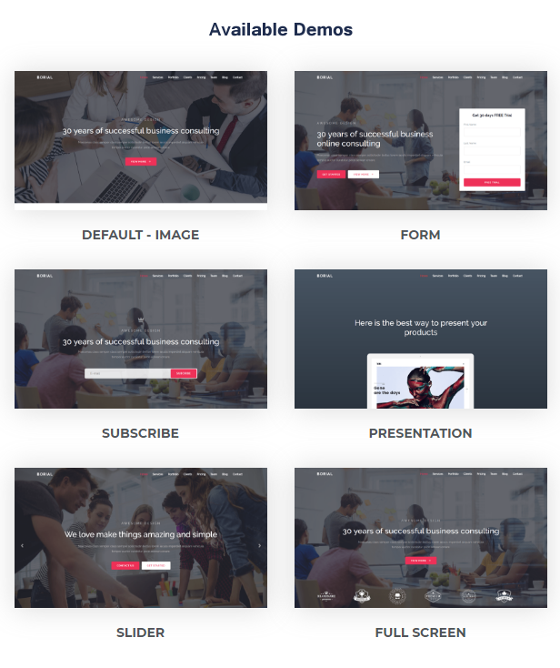 Borial - Business & Agency Template - 1