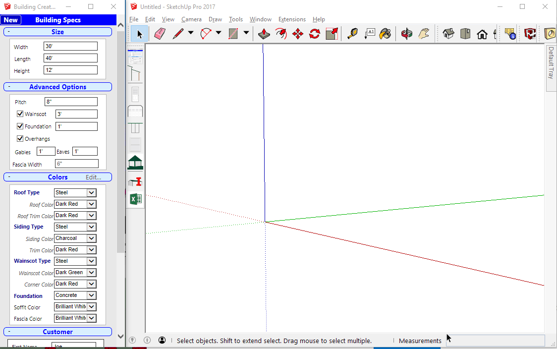 commission sketchup extension