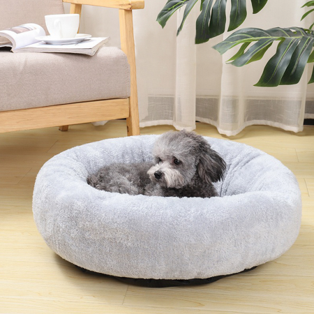 Cama para mascota gris claro, 12xØ54cm