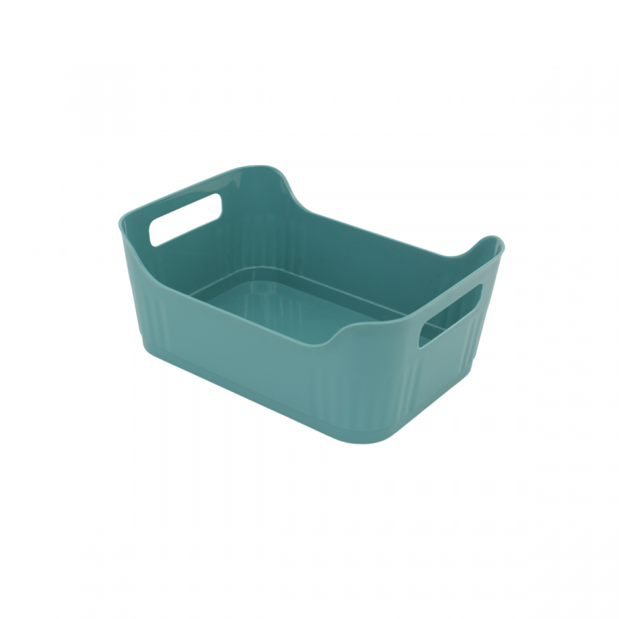 Caja organizadora turquesa, 10x24x17cm