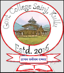 Government Degree College Sainj, Kullu