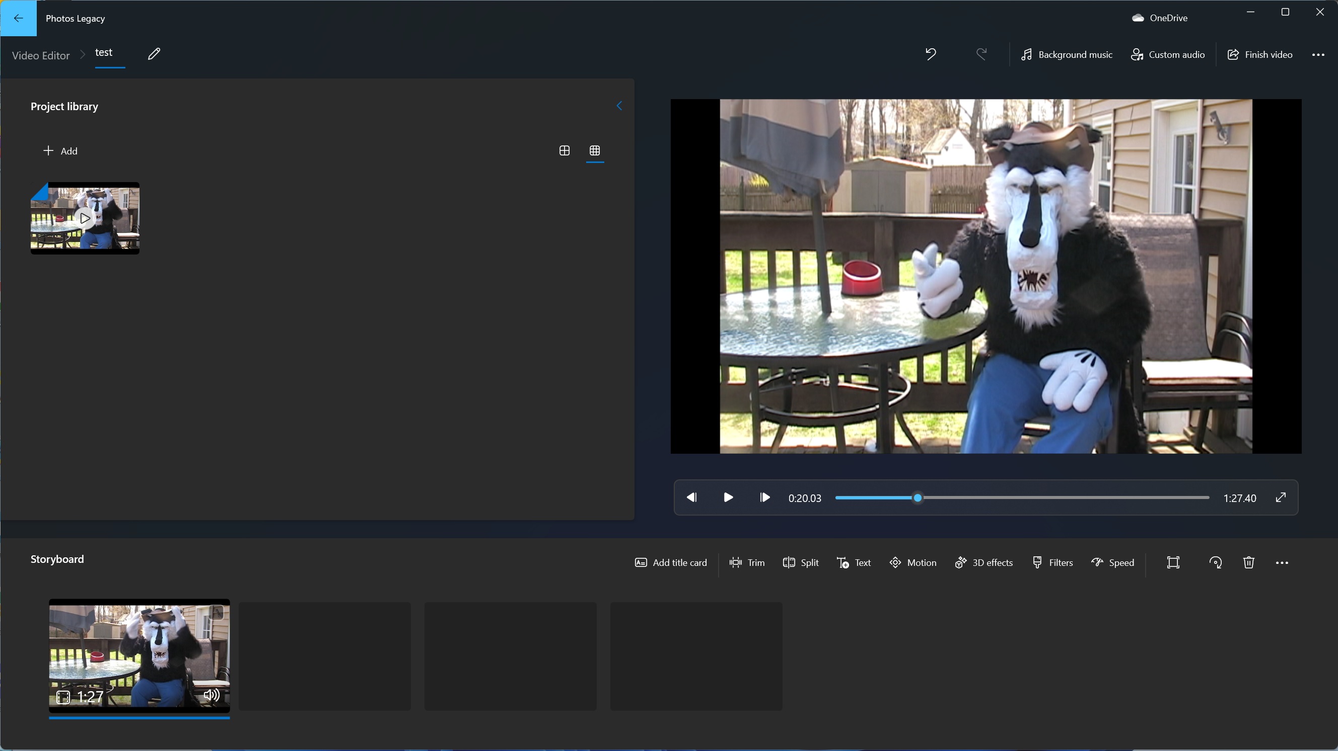 ClipChamp the new video editor included in Windows! wile_e2005