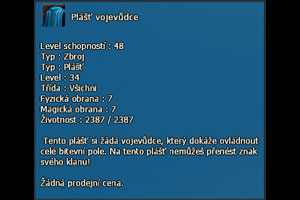 Plášť vojevůdce