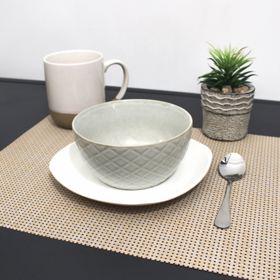 Bowl verde, 6.5xØ14cm