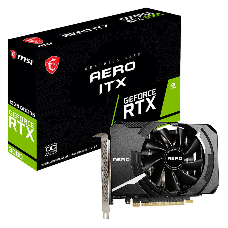 Msi GeForce RTX 3060 AERO ITX 12G OC LHR