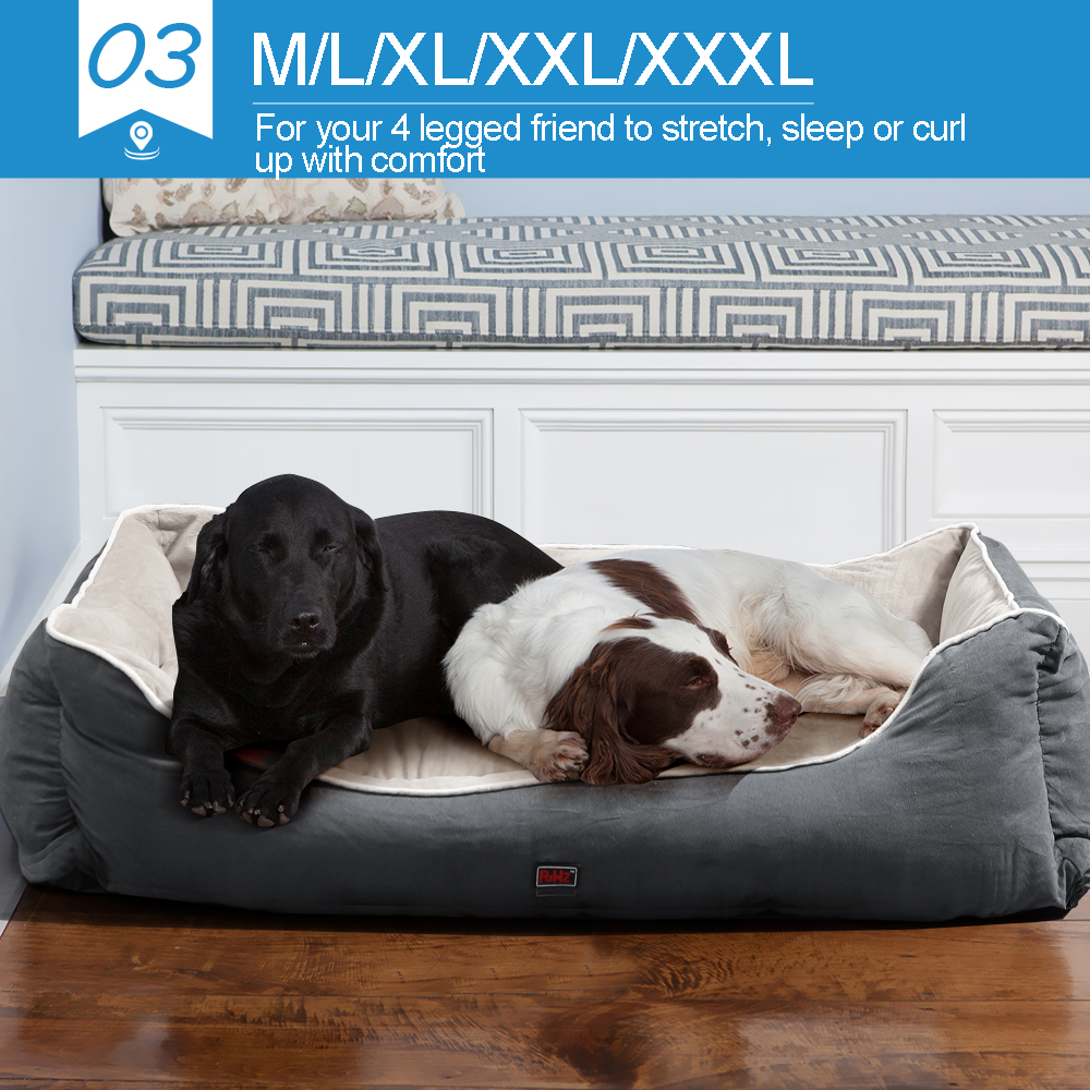 PawZ Pet Bed Dog Beds Mattress Bedding Cover Calming Cushion Medium