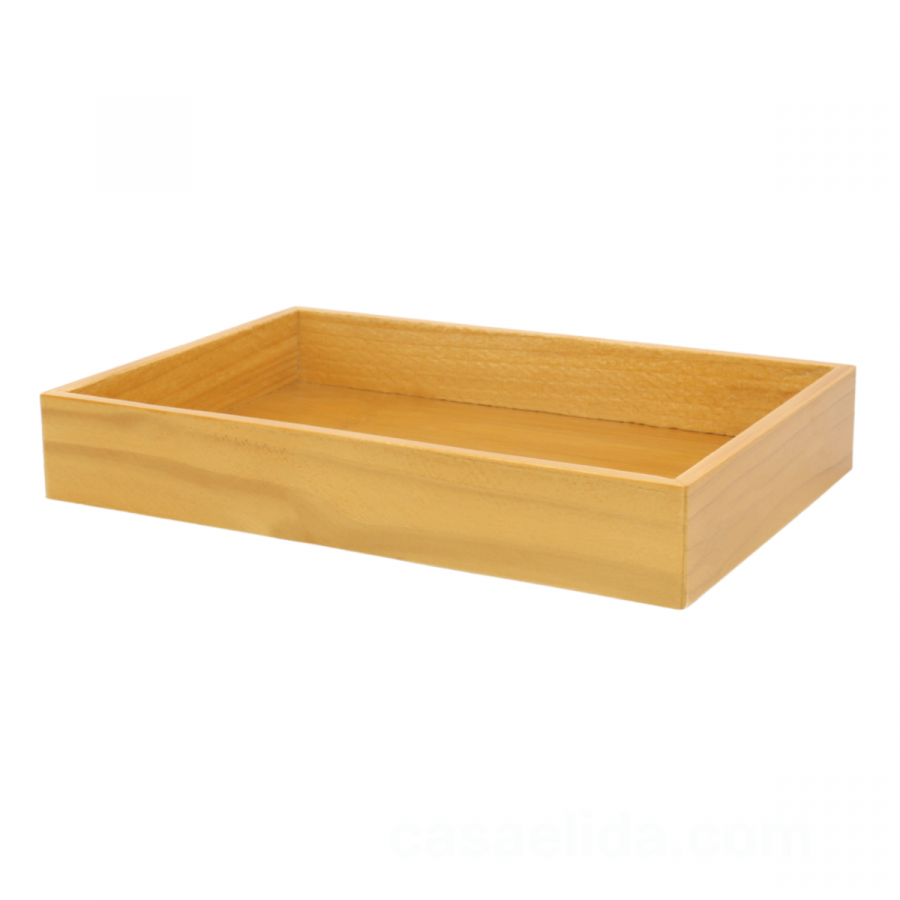 Bandeja decorativa 5x29.5x20.5cm, madera