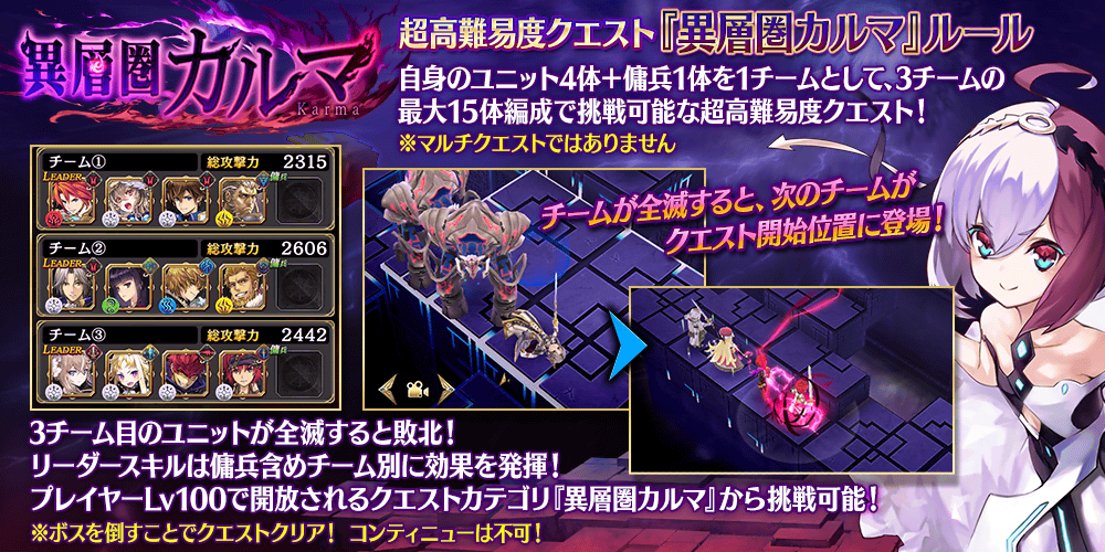 【タガタメ】異層圏カルマまとめ