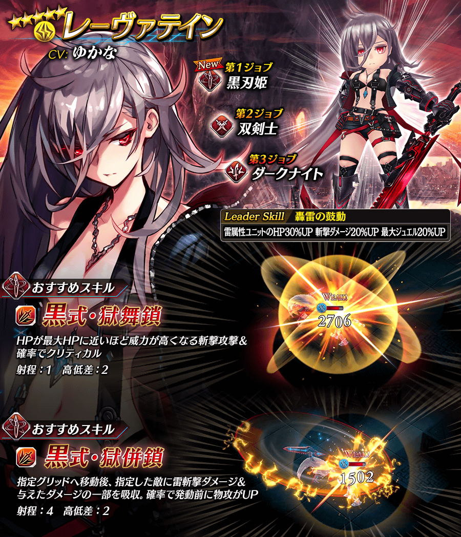 【タガタメ】レーヴァテイン（ブラックキラーズ）は強い？評価と運用まとめ【ファンキルコラボ】