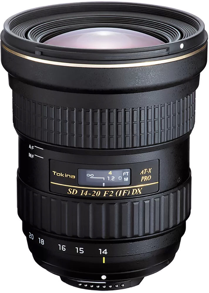 Tokina AT-X 14-20mm f/2 PRO DX Lens for Nikon F ATXAF140DXN