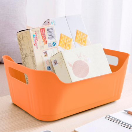 Caja organizadora anaranjado, 10x24x17cm