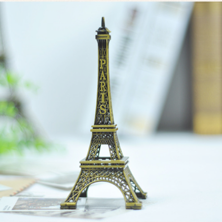 Figura decorativa torre eiffel, 25cm, acero