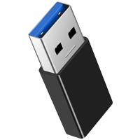 USB-C to USB Male Adapter
