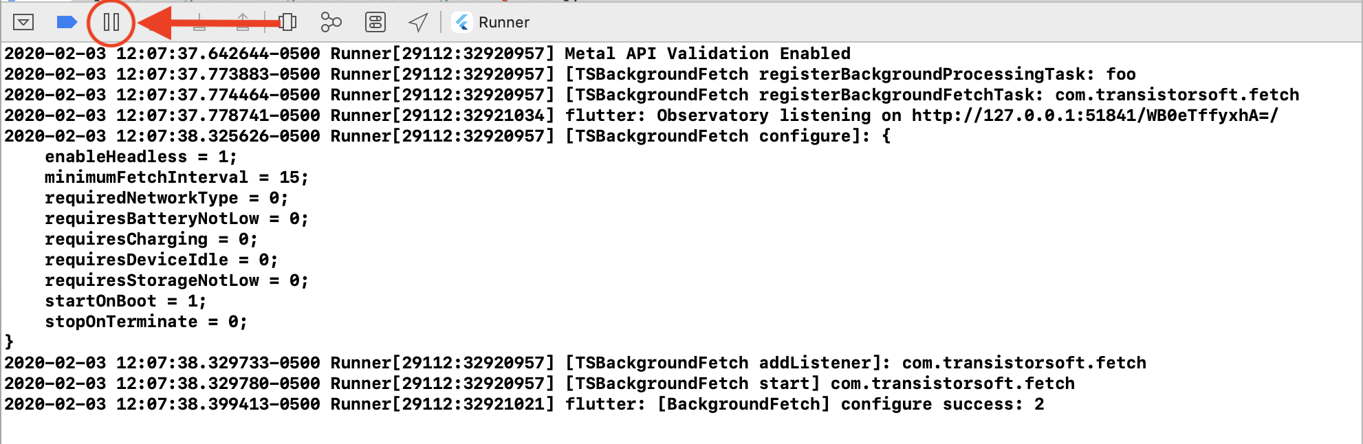 xcode 10.3 background fetch