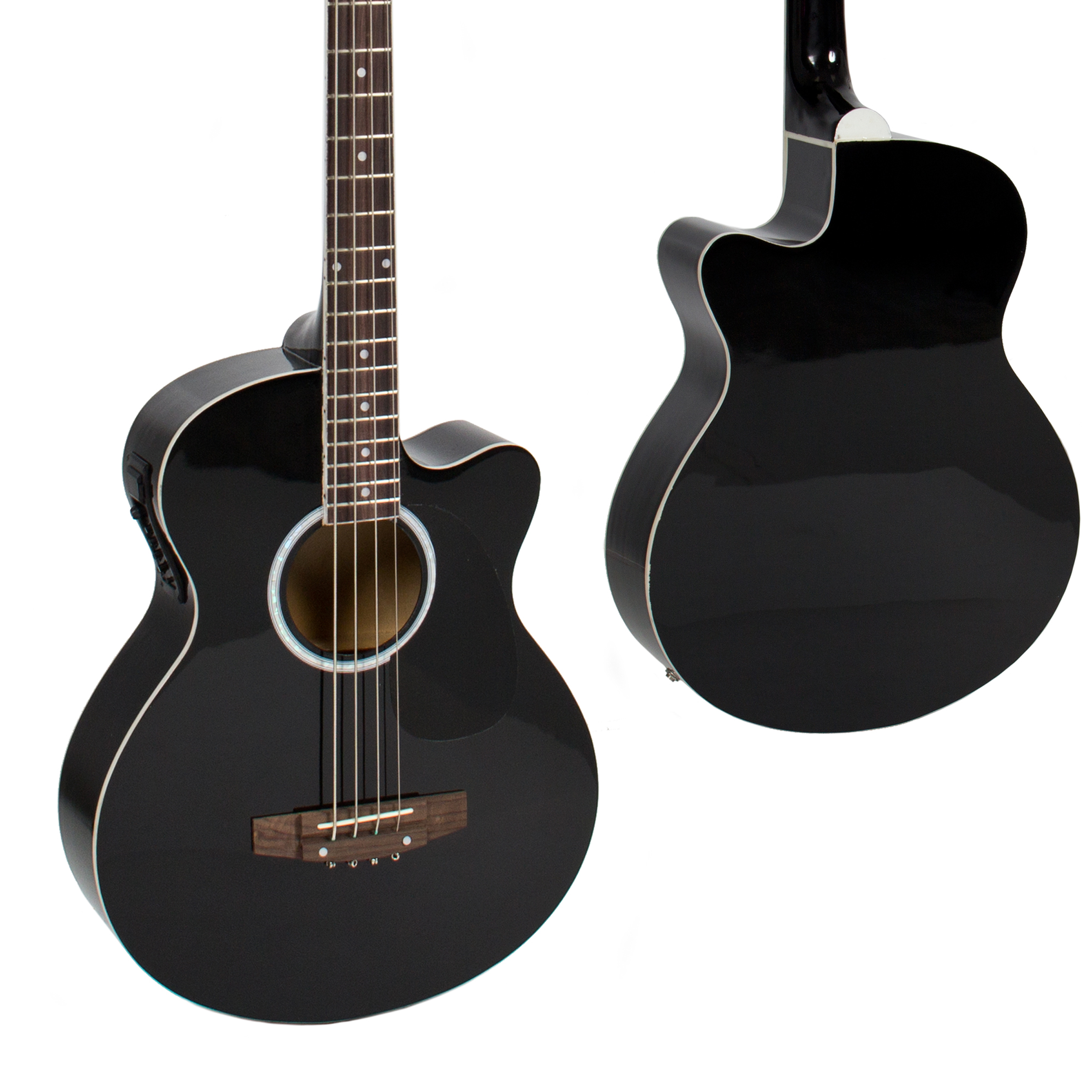 BCP Acoustic Electric Bass Guitar w/ Equalizer, Truss Rod eBay