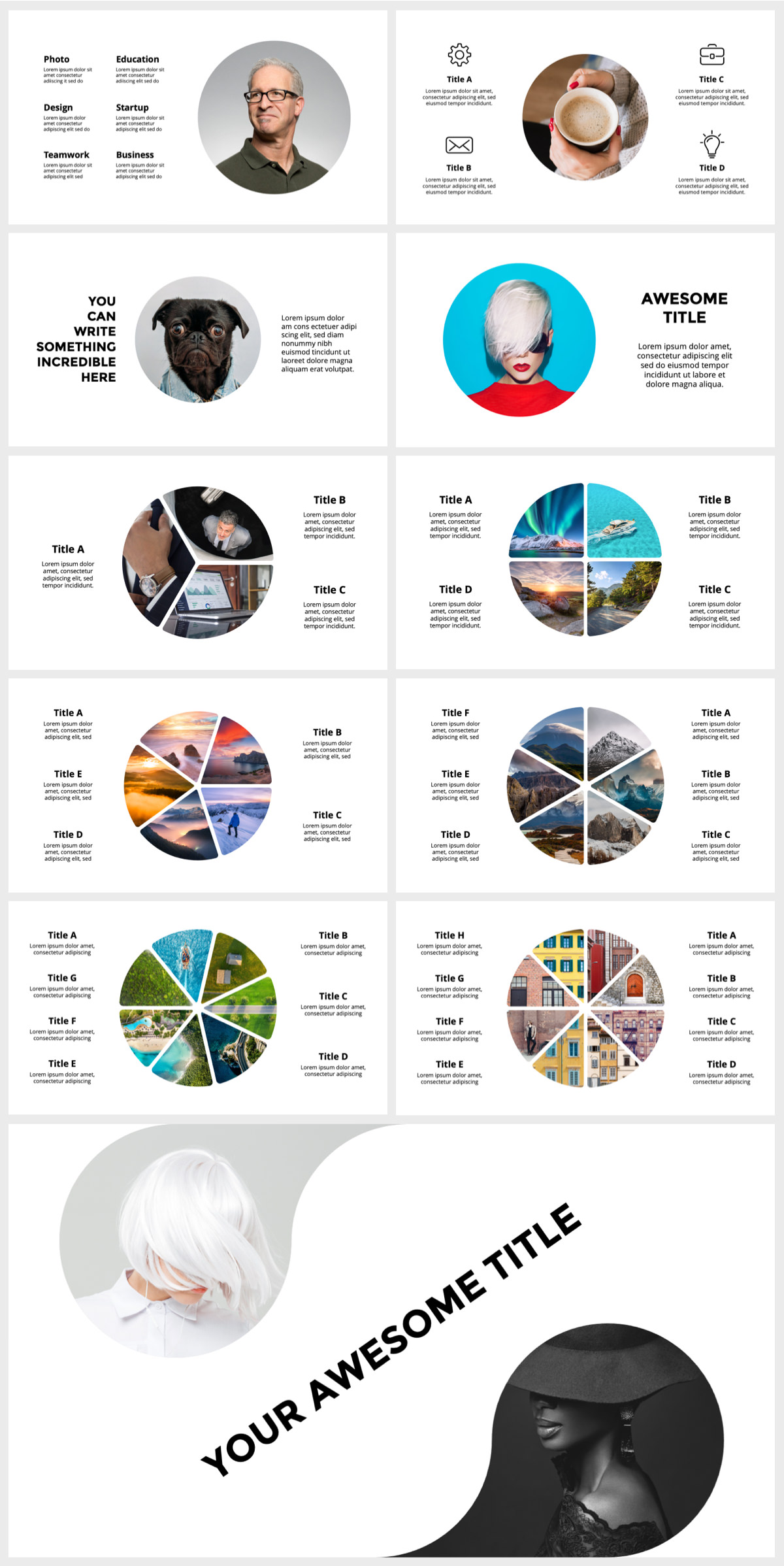 Huge Infographics Bundle! Lifetime Updates! PowerPoint, Photoshop, Illustrator. - 147