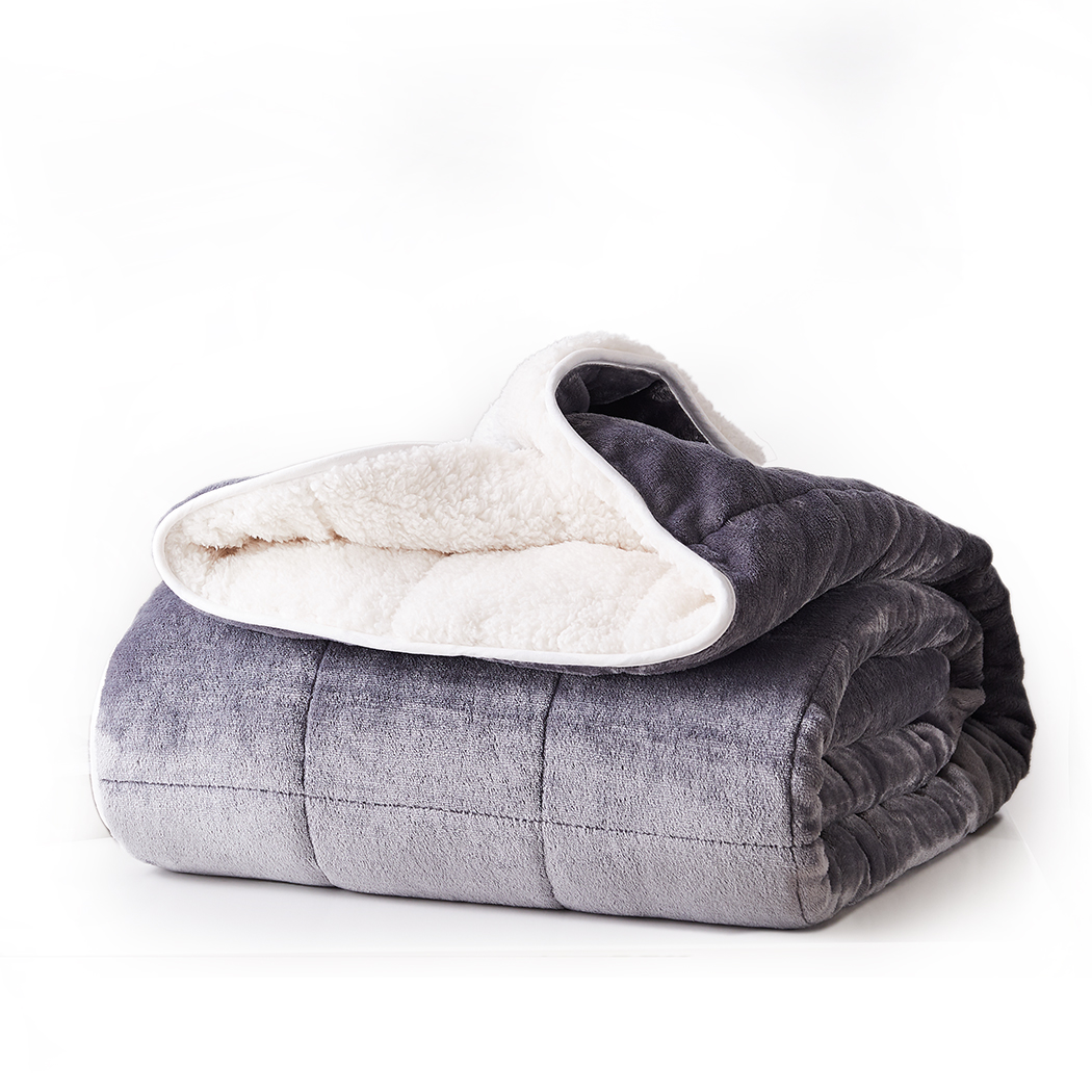 DreamZ Weighted Blanket Adult Gravity Deep Relax Sherpa Throw