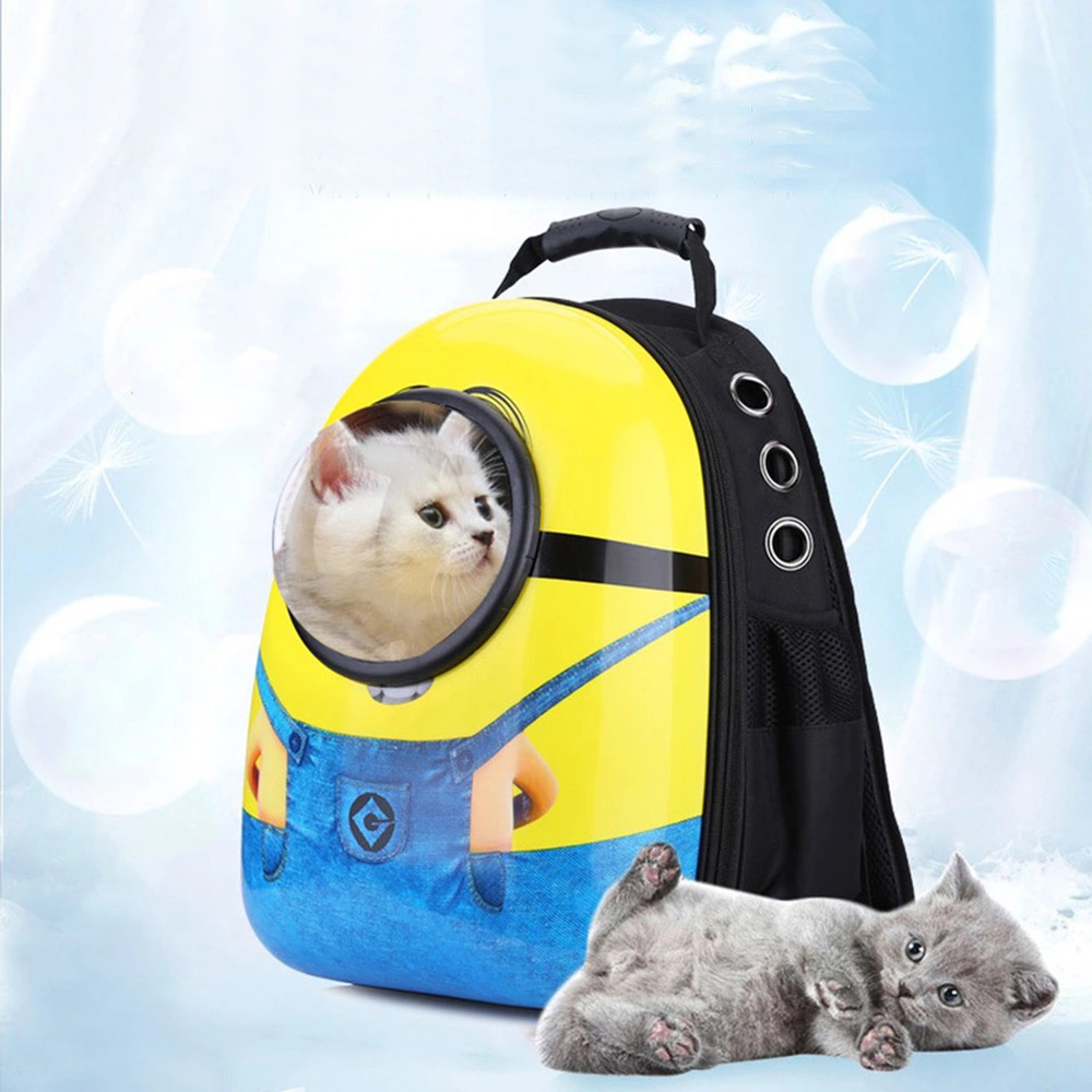 Pet Cat Carrier Bag Backpack Astronaut Space Capsule Puppy Travel Crate
