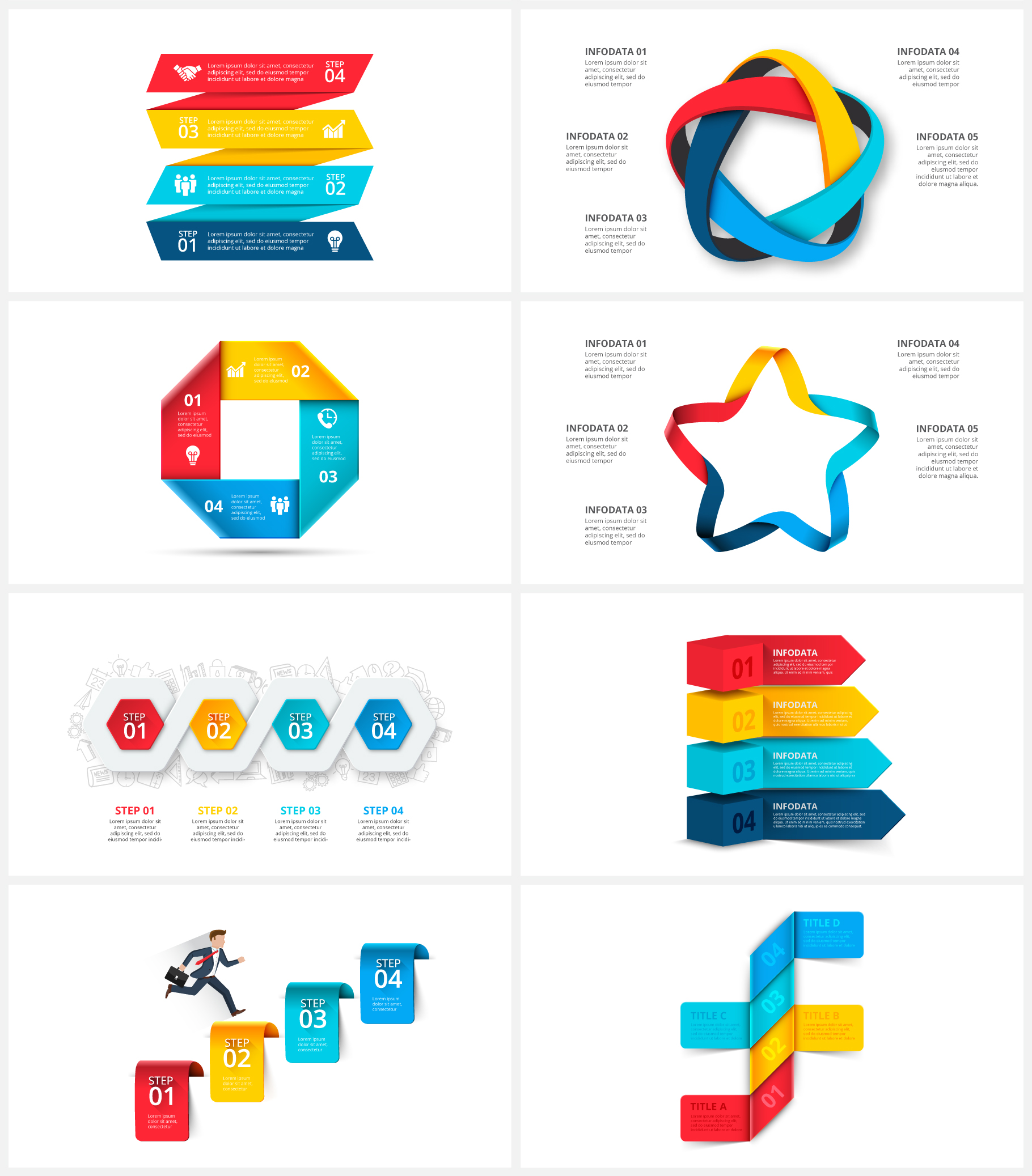 Multipurpose Infographics PowerPoint Templates v.5.4 - 148