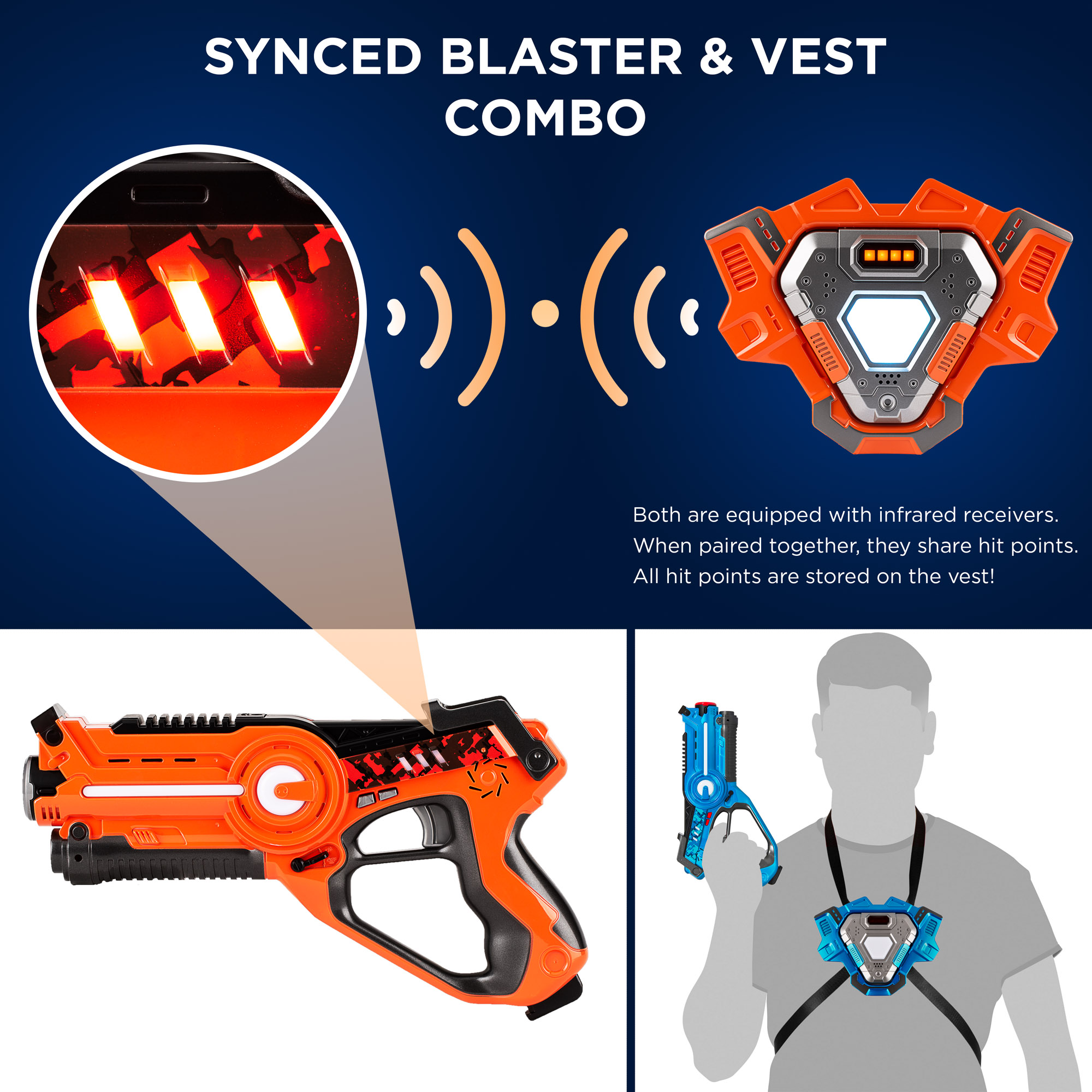 sky blaster laser tag vest