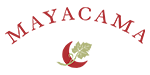 Mayacama logo in red and green