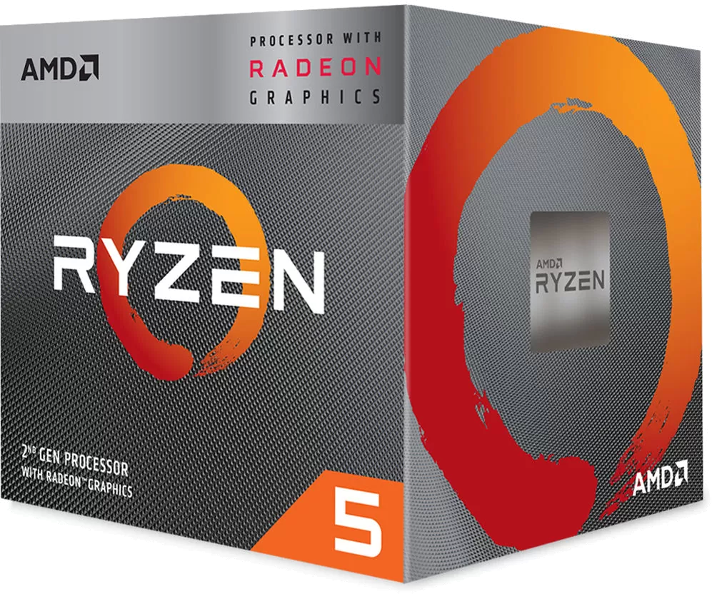 AMD Ryzen 5 3400G 3.7 GHz Quad-Core AM4 Processor YD3400C5FHBOX