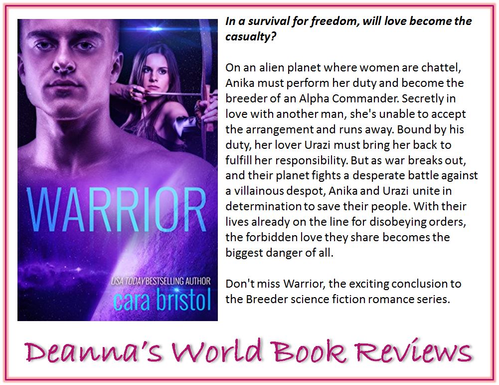 Warrior by Cara Bristol blurb