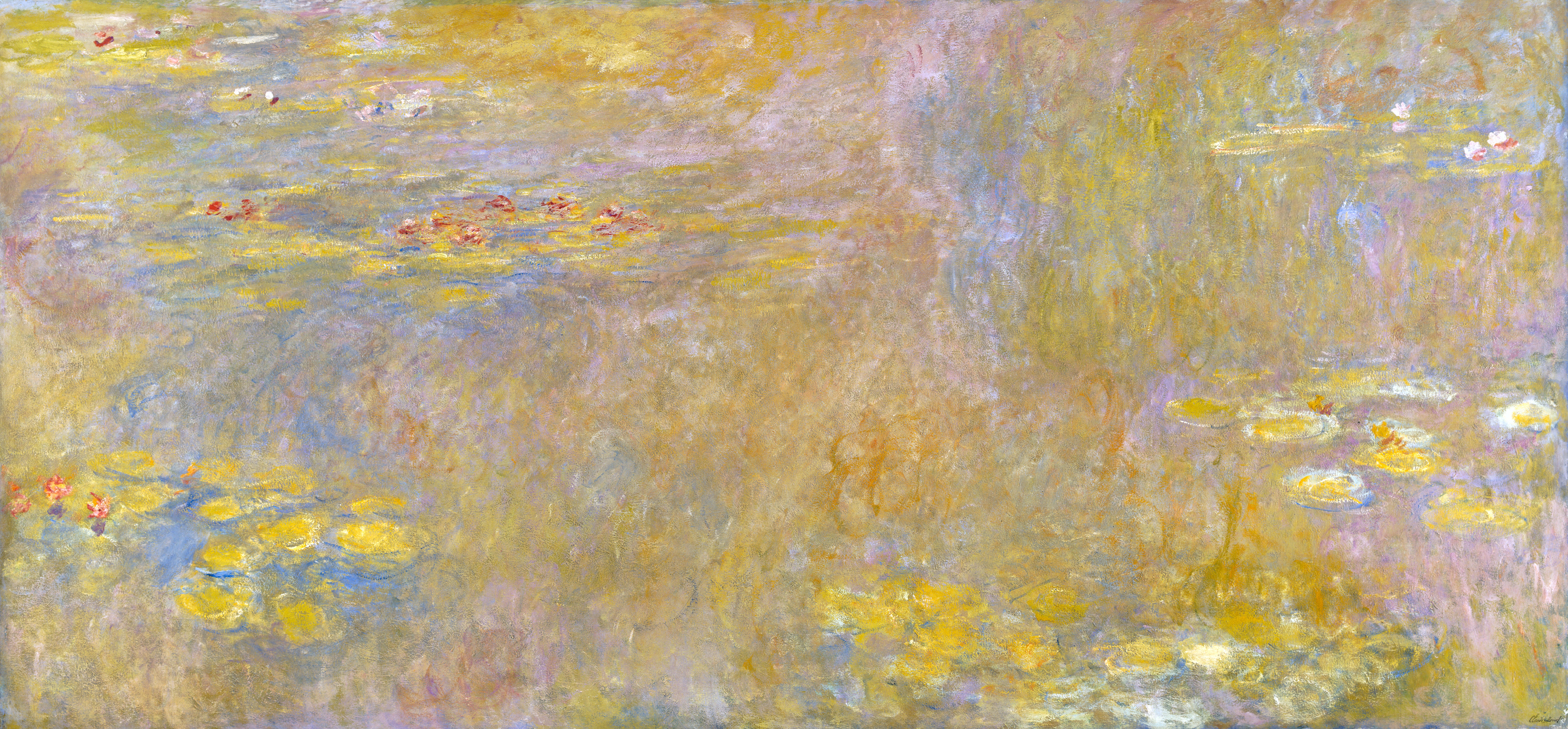 Claude Monet, Water Lilies, c. 1920. Oil on canvas. National Gallery, London.