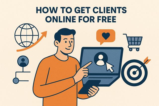 How to Get Clients Online for Free: A Strategic Guide