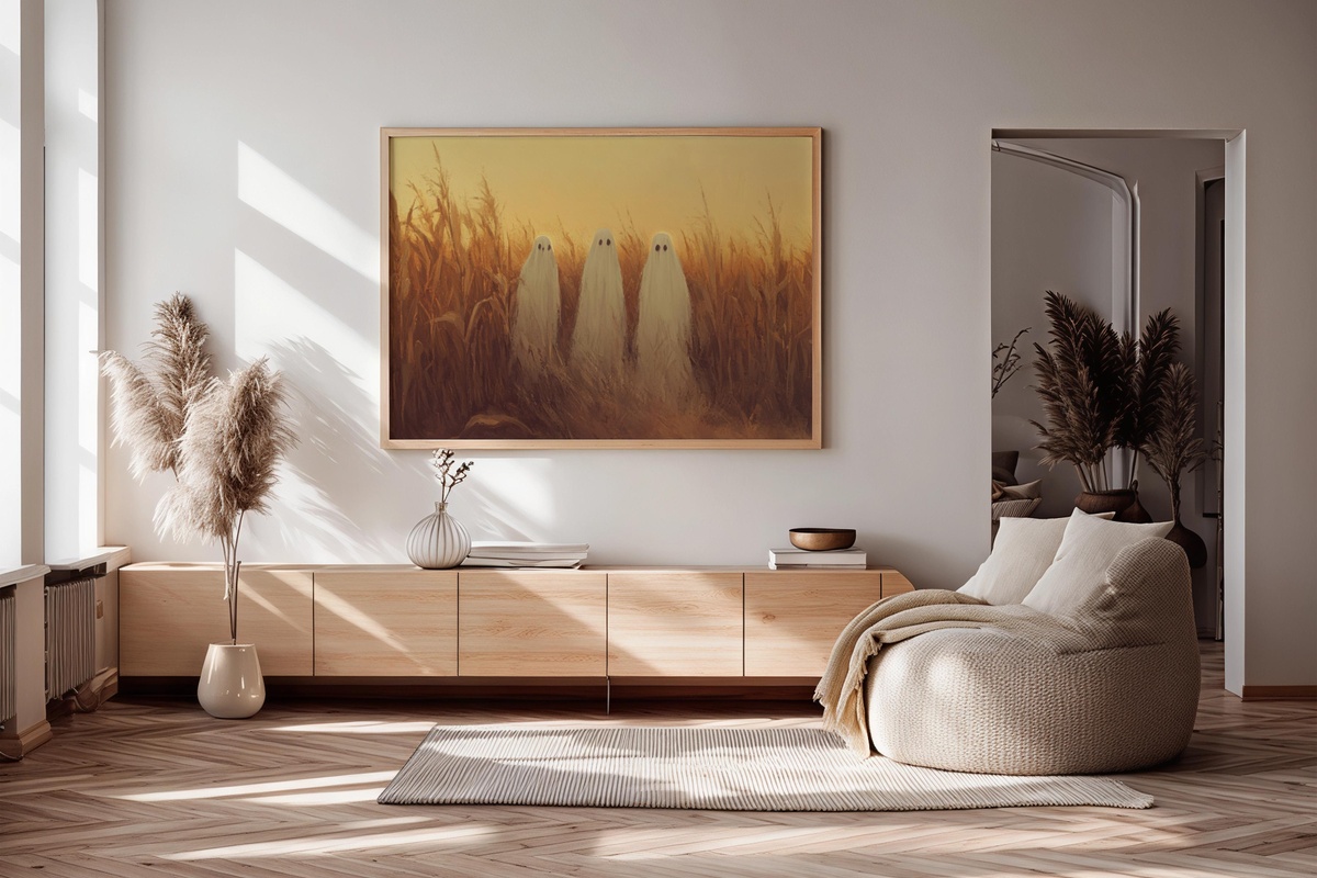 Cornfield Spectral Trio Printable Wall Art