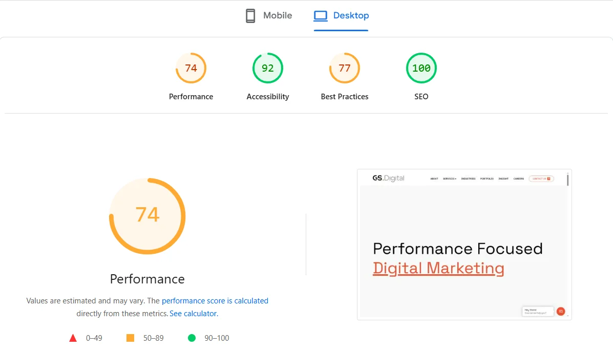 Page Speed Insights