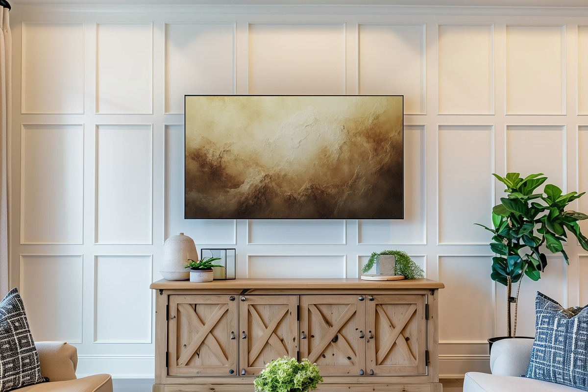 Earthy Landscape Harmony Landscape Frame TV Art