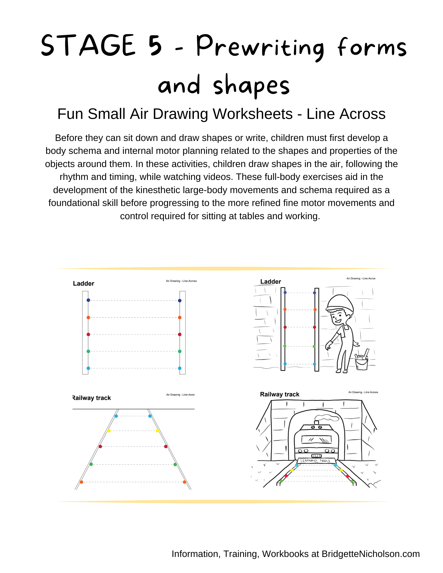 Handwriting workbook page 14