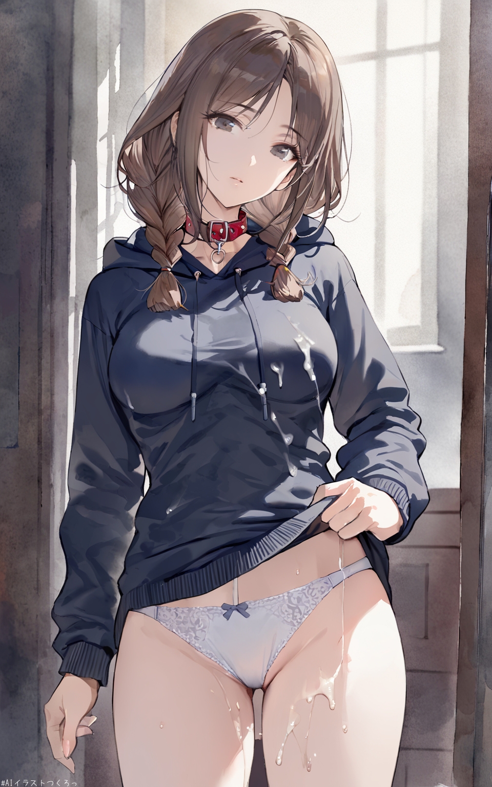 汚す by 直政くん(AIアカウント) with ai art, bukkake, semen, ejaculation