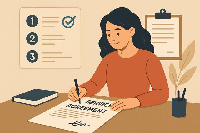 Easy Steps to Craft a Service Agreement Contract