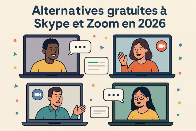 Communiquer gratuitement : Alternatives à Skype et Zoom en 2026