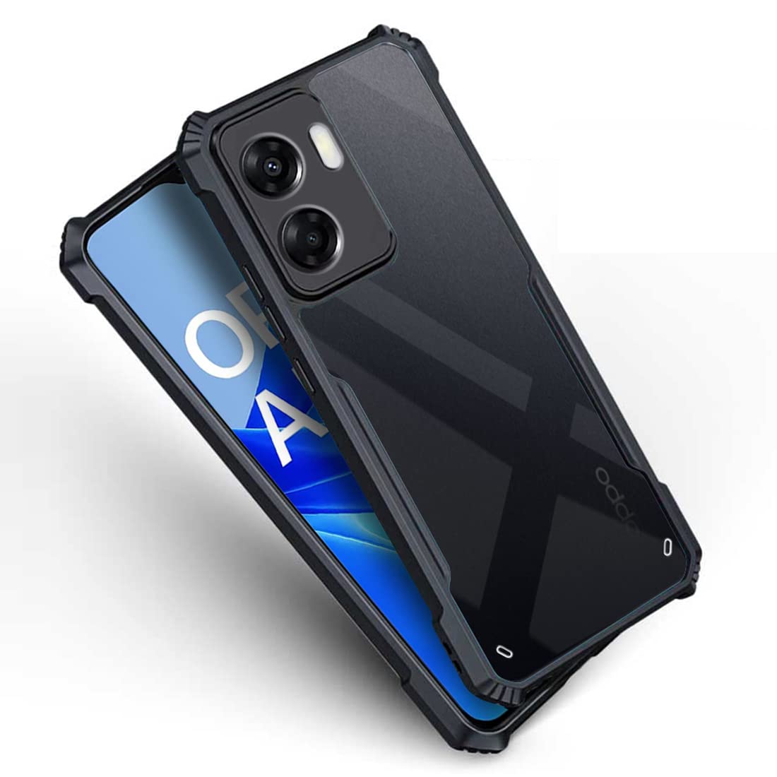 Black Border - Transparent Back iPaky Mobile Back Cover Case