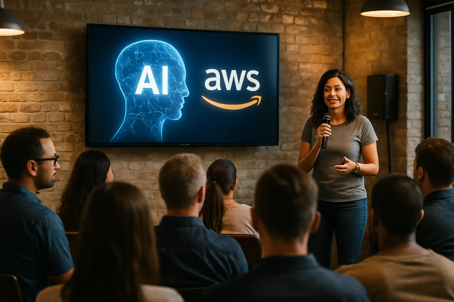 מפגש יזמים באשקלון עם נציגי AWS