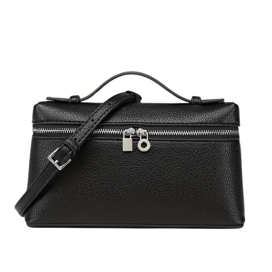 Bolso morral cuero pu, 22x7x14cm