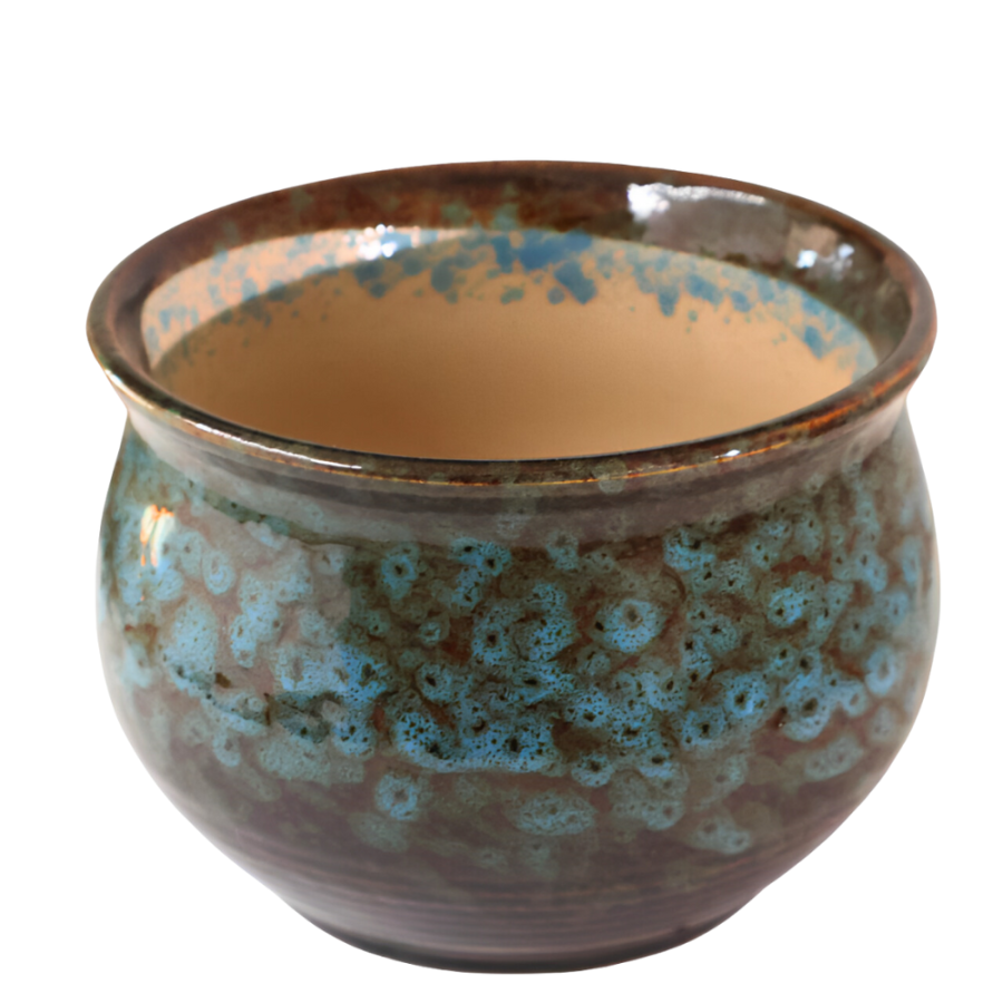 Macetero decorativo cerámica, 10xØ14cm