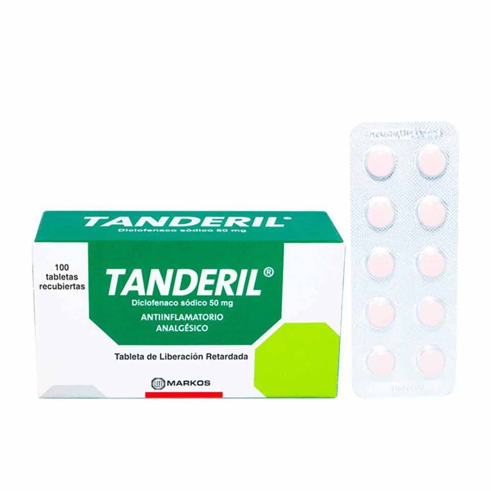 Tanderil 50 Mg Cja/100 Tab