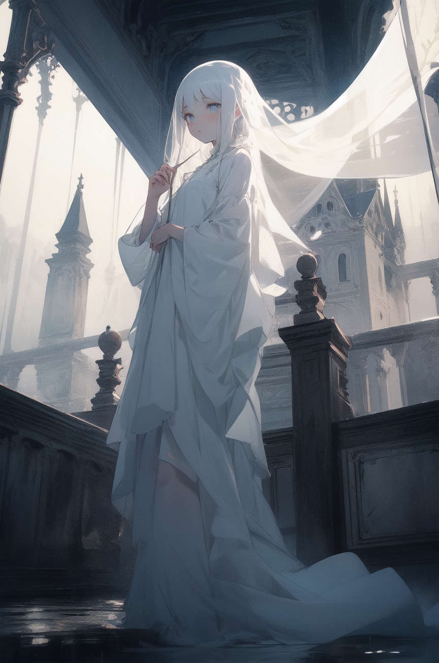 幽霊 by talking_head with ghost, ai art