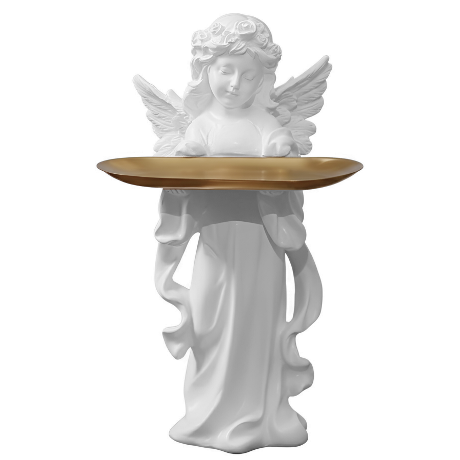 Adorno ángel poliresina, 28.5cm