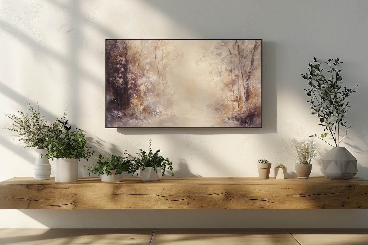 Autumn Forest Symphony Fall Frame TV Art