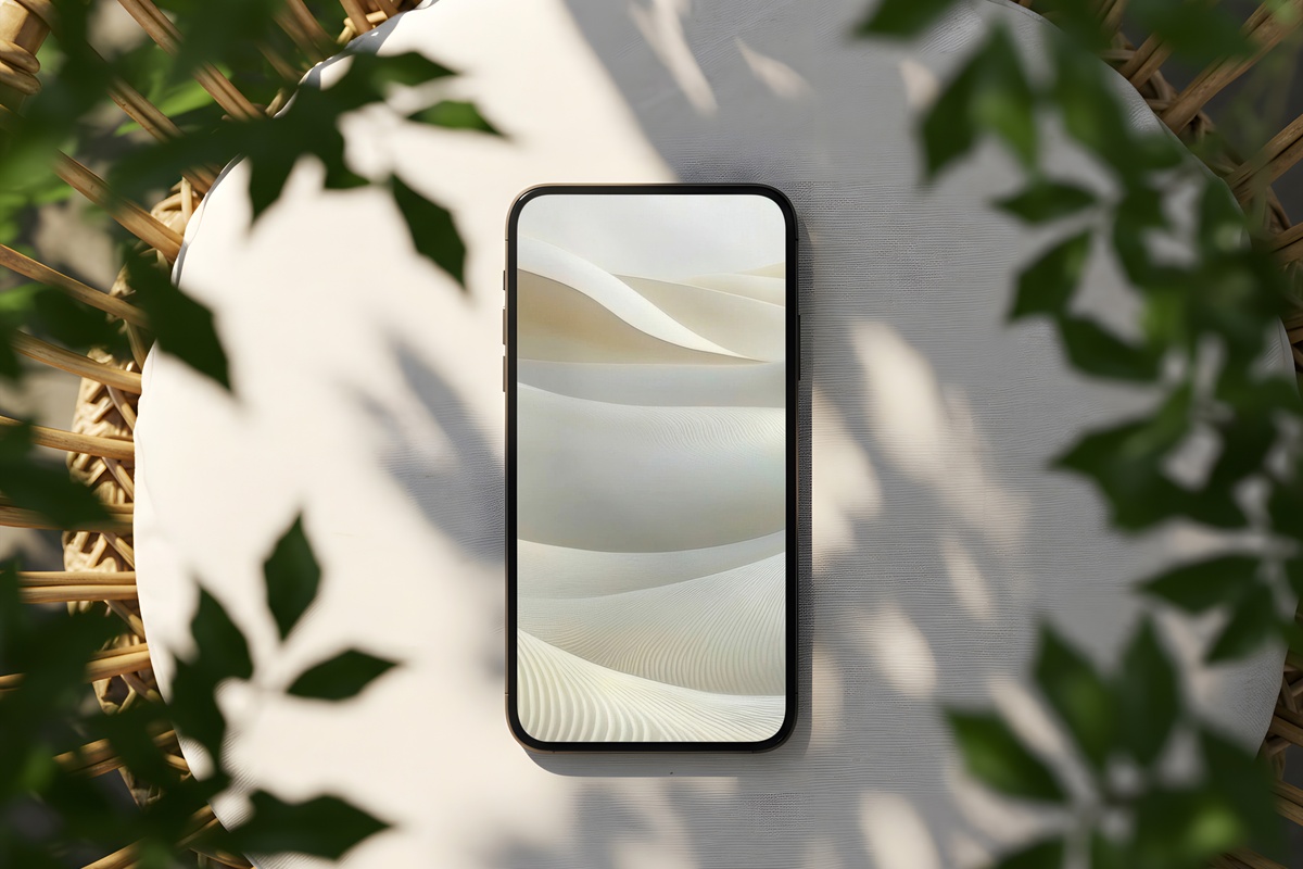 Dunes Whispering Tranquility Neutral iPhone Wallpaper